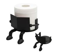 Funny Toilet Roll Holder Free Standing, Novelty Toilet Roll Holder with Sheep Design, Black Freestanding Toilet Paper Holders, Toilet Holder with Durable Construction