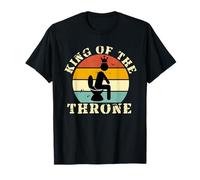 Funny toilet t shirt for men king of the throne T-Shirt