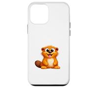 Funny Tongue Out Beaver Mascot Case for iPhone 12 mini
