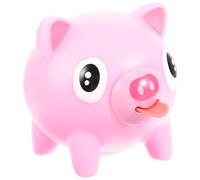 Funny Tongue Squeak Toys Age 12+ for Kids Animal Squeeze Stick Out Slow Rising Piggy Stress Screaming for Stress Decompression Relief, Pink
