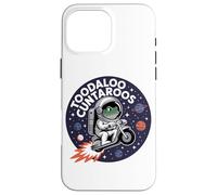 Funny Toodaloo Cuntaroos Space Frog Astronaut Case for iPhone 16 Pro Max