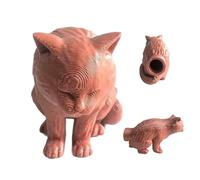 Funny Toothpaste Plug, Bathroom Accessories Vomit Cat | Hilarious Toothpaste Squeezer | for Students Owners Collectors Bathroom Dorm Room Friends Hotel