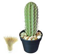 Funny Toothpick Dispenser - 3D Printed Plants Decorative Tease Dispenser | Multifunctional Plants Contains 117 Decorative Succulent Ornaments, for People c