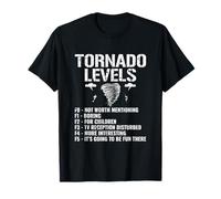 Funny Tornado Levels - Storm Chasing Tornados T-Shirt