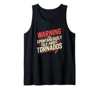 Funny Tornado Meteorologist Weather Design Tank Top