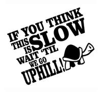 Funny Tortoise Sticker IF YOU THINK THIS IS SLOW WAIT Car Window Reflective StickerCar Body Bumper Decoration Sticker Waterproof