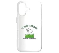 Funny Touch Some Grass Sarcastic Outdoor Nature Lover Memes Case for iPhone 17