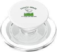 Funny Touch Some Grass Sarcastic Outdoor Nature Lover Memes PopSockets PopGrip for MagSafe