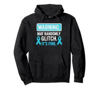 Funny Tourette’s syndrome awareness disorder tics ribbon tee Pullover Hoodie