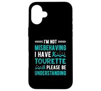 Funny Tourette Syndrome Warrior Case for iPhone 16 Plus