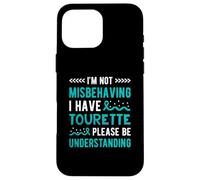 Funny Tourette Syndrome Warrior Case for iPhone 16 Pro Max