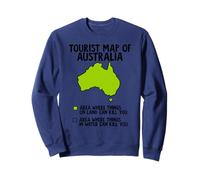 Funny Tourist Map of Australia Sweatshirt