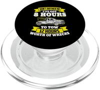 Funny Tow truck operator Repo man PopSockets PopGrip for MagSafe