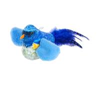Funny Toys Flying Bird Toys Chasing Flapping Wings Bird Sparrow Teasing Chirping Kitten Bird Toy Simulation Flappy chirping adult bored bored cats wings t t interactive toy toys Chirping chirp