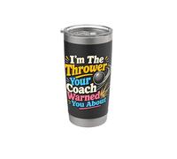 Funny Track and Field Thrower Shot Put Discus Throw Stainless Steel Insulated Tumbler