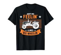 Funny Tractor Arable Farming Quote sayings Like Big Wheelin' T-Shirt