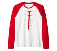 Funny Traditional Chinese Martial Arts Uniform Costume Raglan Baseball Tee