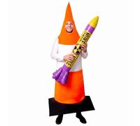 Funny Traffic Cone Costume & 90cm Inflatable Luke Nuke - Darts Fancy Dress | one size costume, 90cm inflatable nuke, darts night fancy dress, stag do outfit, sports day