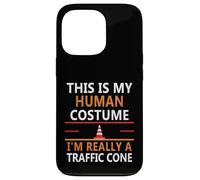 Funny traffic Cone Humor This Is My Human Costume Halloween Case for iPhone 13 Pro
