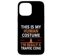 Funny traffic Cone Humor This Is My Human Costume Halloween Case for iPhone 13 Pro Max