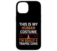 Funny traffic Cone Humor This Is My Human Costume Halloween Case for iPhone 14