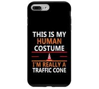 Funny traffic Cone Humor This Is My Human Costume Halloween Case for iPhone 7 Plus/8 Plus