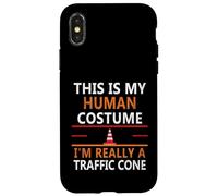 Funny traffic Cone Humor This Is My Human Costume Halloween Case for iPhone X/XS