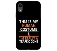 Funny traffic Cone Humor This Is My Human Costume Halloween Case for iPhone XR
