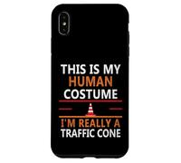 Funny traffic Cone Humor This Is My Human Costume Halloween Case for iPhone XS Max