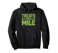 Funny Trail Dog Mom Who Packs Extra Treats Miles Not Pullover Hoodie
