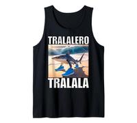 Funny Tralalero Tralala italian brainrot gen z Tank Top