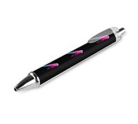 Funny Trans Baseball Bat Novelty Ballpoint Pen Printed Retractable Black Round Barrel Fine Point Pens 0.5mm 1/2/4 Pcs