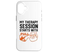 funny Trap Shooting my therapy session starts with pull Case for iPhone 16 Plus