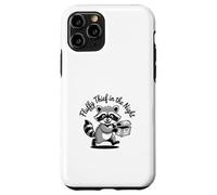 Funny Trash Panda Raccoon Meme Fluffy Thief in the Night Case for iPhone 11 Pro