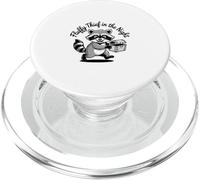 Funny Trash Panda Raccoon Meme Fluffy Thief in the Night PopSockets PopGrip for MagSafe