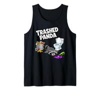 Funny Trashed Panda Funny Drunk Racoon Meme Tank Top