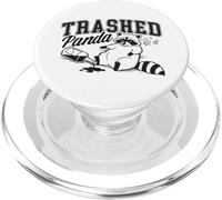Funny Trashed Panda Racoon Gets Drunk Humor Meme Gifts PopSockets PopGrip for MagSafe