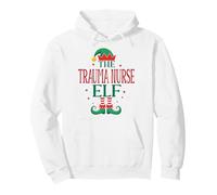 Funny Trauma Nurse Elf Christmas Holiday for Medical Staff Pullover Hoodie