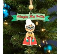 Funny Tree Decorations Naughty Santa Jingle My Bells Christmas Decorations Funny Ornaments Christmas Hanging Ornament Holiday Gatherings indoor & outdoor Home Office Pranks ChristmasGifts