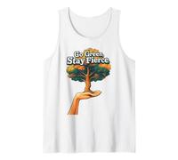 Funny Trending Eco-Warrior Green Stay Fierce Tank Top