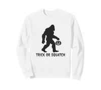 Funny Trick or Squatch Bigfoot Halloween Costume Pumpkin Sweatshirt