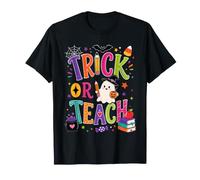 Funny Trick or Teach Ghost Teacher Halloween Costume Women T-Shirt