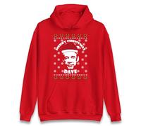 Funny Trigger Only Fools & Horses Merry Christmas Dave Hoodie, Del Boy Rodney Xmas Hoodie Gift Top Red