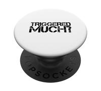 Funny Triggered Anti-Liberal Pro Conservative Anti-Woke PopSockets Adhesive PopGrip