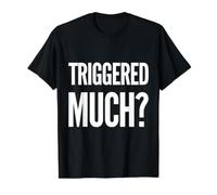 Funny Triggered Anti-Liberal Snowflake Pro Conservative Value Graphic T-Shirt, Men, Black, XL