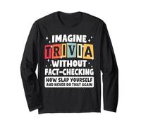 Funny Trivia Night Host Trivia Game Night Long Sleeve T-Shirt