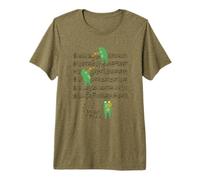 Funny Trombone Player Frog Playing Trombone Toad Lover Clef Premium T-Shirt