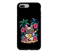 Funny Tropical French Bulldog Ukulele Beach Case for iPhone 7 Plus/8 Plus
