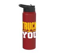 Funny Truck Driver Big Rig Trucker Stainless Steel Insulated Water Bottle