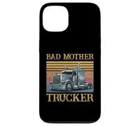 Funny Trucker Joke Father's Day Bad Mother Trucker Vintage Case for iPhone 13